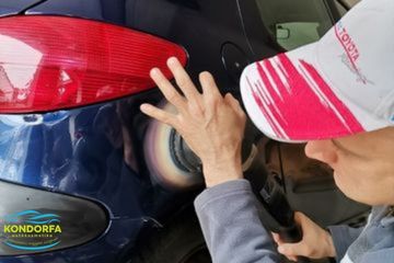 Car polishing at Kondorfa Car Detailing